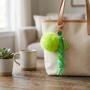 Limeade Swirl Keychain